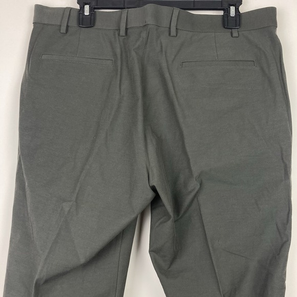 Michael Kors Mens Classic Fit Cotton Stretch Pants Dark Grey 36Wx30L E081297 - Picture 10 of 10